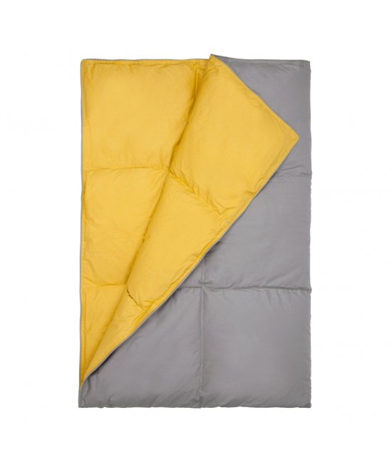 Sharkskin Grey & Mustard Blankie